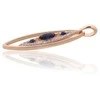 Diamond Sky Jewelry Auksinis pakabukas su deimantais Diamond Sky "Princess Teardrop V"