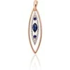 Diamond Sky Jewelry Auksinis pakabukas su deimantais Diamond Sky "Princess Teardrop V"