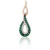 Diamond Sky Jewelry Auksinis pakabukas su deimantais Diamond Sky "Princess Teardrop"