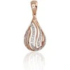 Diamond Sky Jewelry Auksinis pakabukas su deimantais Diamond Sky "Golden Drop"