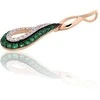 Diamond Sky Jewelry Auksinis pakabukas su deimantais Diamond Sky "Princess Teardrop"