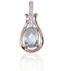 Diamond Sky Jewelry Auksinis pakabukas su deimantais Diamond Sky "Grace II" iš raudono, 585 prabos aukso