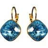 Diamond Sky Jewelry Auskarai „Akinantys blizgesys IV (Aquamarine Mėlyna) su Swarovskio kristalais