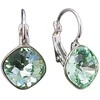 Diamond Sky Jewelry Auskarai „Akinantys spindesys IV (Chrisolite)“ su Swarovskio kristalais
