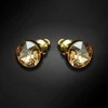Diamond Sky Jewelry Auskarai „Klasika (Golden Shadow)“ su Swarovskio kristalais