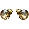 Diamond Sky Jewelry Auskarai „Klasika (Golden Shadow)“ su Swarovskio kristalais