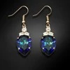 Diamond Sky Jewelry Auskarai moterims Diamond Sky „Leonora (Bermuda Mėlyna)“ su Swarovski kristalais