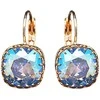 Diamond Sky Jewelry Auskarai moterims DiamondSky „Vintage V (Light Sapphire Shimmer)“ su Swarovski kristalais