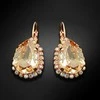 Diamond Sky Jewelry Auskarai moterims DiamondSky „Crystal Drop III (Golden Shadow)“ su Swarovski kristalais