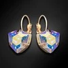 Diamond Sky Jewelry Auskarai moterims DiamondSky „Bermuda Triangle (Aurore Boreale)“ su Swarovski kristalais