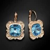Diamond Sky Jewelry Auskarai moterims DiamondSky „Nostalgia (Aquamarine Mėlyna)“ su Swarovski kristalais