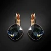 Diamond Sky Jewelry Auskarai moterims DiamondSky „Glare IV (Graphite)“ su Swarovski kristalais