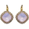 Diamond Sky Jewelry Auskarai moterims DiamondSky „Glare III (Rose Vanduo Opal)“ su Swarovski kristalais
