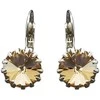 Diamond Sky Jewelry Auskarai moterims DiamondSky „Vintage VI (Golden Shadow)“ su Swarovski kristalais