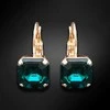 Diamond Sky Jewelry Auskarai moterims DiamondSky „Imperial (Emerald)“ su Swarovski kristalais