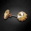 Diamond Sky Jewelry Auskarai moterims DiamondSky „Vintage (Golden Shadow)“ su Swarovski kristalais