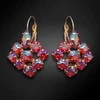 Diamond Sky Jewelry Auskarai moterims DiamondSky „Splendor (Light Siam Shimmer)“ su Swarovski kristalais