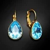 Diamond Sky Jewelry Auskarai moterims DiamondSky „Crystal Drop (Aquamarine Mėlyna)“ su Swarovski kristalais