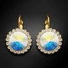 Diamond Sky Jewelry Auskarai moterims DiamondSky „Clarice (Aurore Boreale)“ su Swarovski kristalais