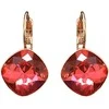 Diamond Sky Jewelry Auskarai moterims DiamondSky „Glare IV (Padparadscha)“ su Swarovski kristalais