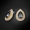 Diamond Sky Jewelry Auskarai moterims DiamondSky „Jasmine (Sidabrinis Night)“ su Swarovski kristalais