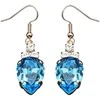 Diamond Sky Jewelry Auskarai moterims DiamondSky „Leonora (Aquamarine Mėlyna)“ su Swarovski kristalais