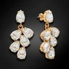 Diamond Sky Jewelry Auskarai moterims DiamondSky „Amber II“ su Preciosa kristalais