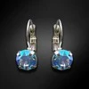 Diamond Sky Jewelry Auskarai moterims DiamondSky „Glory (Sapphire Shimmer)“ su Swarovski kristalais