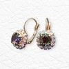 Diamond Sky Jewelry Auskarai moterims DiamondSky „Glory II (Vitrail Medium)“ su Swarovski kristalais