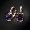 Diamond Sky Jewelry Auskarai moterims DiamondSky „Crete (Dark Indigo)“ su Preciosa kristalais