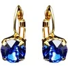 Diamond Sky Jewelry Auskarai moterims DiamondSky „Glory (Sapphire)“ su Swarovski kristalais