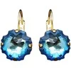 Diamond Sky Jewelry Auskarai moterims DiamondSky „Gorgon (Bermuda Mėlyna)“ su Swarovski kristalais