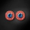Diamond Sky Jewelry Auskarai moterims DiamondSky „Andrea (Bermuda Mėlyna)“ su Swarovski kristalais