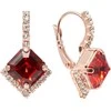 Diamond Sky Jewelry Auskarai moterims DiamondSky „Imperial III (Scarlet)“ su Swarovski kristalais