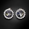 Diamond Sky Jewelry Auskarai moterims DiamondSky „Clarice X (Nightfall)“ su Preciosa kristalais