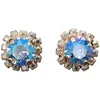 Diamond Sky Jewelry Auskarai moterims DiamondSky „Glory III (Light Sapphire Shimmer)“ su Swarovski kristalais