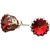 Diamond Sky Jewelry Auskarai moterims DiamondSky „Vintage VII (Scarlet)“ su Swarovski kristalais