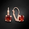 Diamond Sky Jewelry Auskarai moterims DiamondSky „Glory II (Smoked Amber)“ su Swarovski kristalais