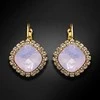 Diamond Sky Jewelry Auskarai moterims DiamondSky „Glare III (Rose Vanduo Opal)“ su Swarovski kristalais