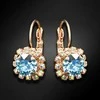 Diamond Sky Jewelry Auskarai moterims DiamondSky „Glory II (Aquamarine Mėlyna)“ su Swarovski kristalais