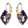 Diamond Sky Jewelry Auskarai moterims DiamondSky „Crystal Rhombus III (Bermuda Mėlyna)“ su Swarovski kristalais