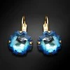 Diamond Sky Jewelry Auskarai moterims DiamondSky „Gorgon (Bermuda Mėlyna)“ su Swarovski kristalais