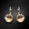 Diamond Sky Jewelry Auskarai moterims DiamondSky „Vintage VI (Golden Shadow)“ su Swarovski kristalais