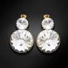 Diamond Sky Jewelry Auskarai moterims DiamondSky „Clarice IV (Crystal)“ su Swarovski kristalais