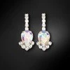 Diamond Sky Jewelry Auskarai moterims DiamondSky „Leonora II (Aurore Boreale)“ su Preciosa kristalais