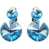 Diamond Sky Jewelry Auskarai moterims DiamondSky „Clarice IV (Aquamarine Mėlyna)“ su Swarovski kristalais