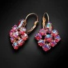 Diamond Sky Jewelry Auskarai moterims DiamondSky „Splendor (Light Siam Shimmer)“ su Swarovski kristalais