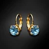 Diamond Sky Jewelry Auskarai moterims DiamondSky „Glory (Aquamarine Mėlyna)“ su Swarovski kristalais