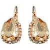 Diamond Sky Jewelry Auskarai moterims DiamondSky „Crystal Drop III (Golden Shadow)“ su Swarovski kristalais