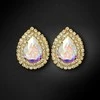 Diamond Sky Jewelry Auskarai moterims DiamondSky „Jasmine (Aurore Boreale)“ su Swarovski kristalais